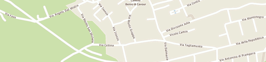 Mappa della impresa del mistro dario a MANIAGO