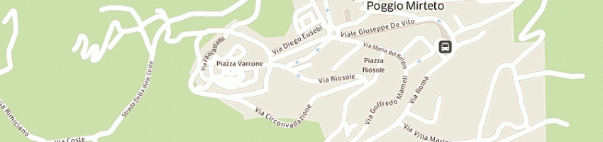Mappa della impresa mafalda calzature e pelletteria sas di maiali mafalda a POGGIO MIRTETO