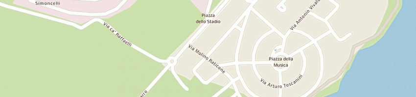 Mappa della impresa progest di rosa e c snc a MISANO ADRIATICO