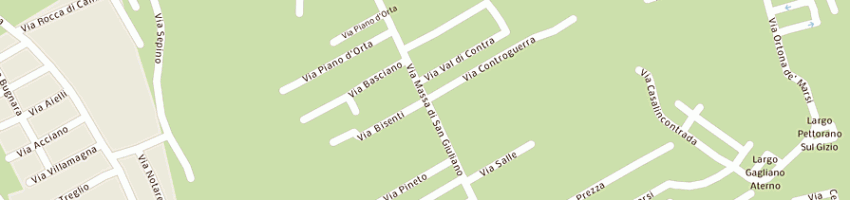 Mappa della impresa scuola pubblica elementare castelverde a ROMA