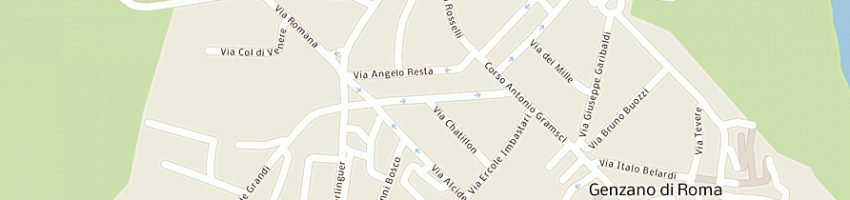 Mappa della impresa ercolani maurizio a GENZANO DI ROMA