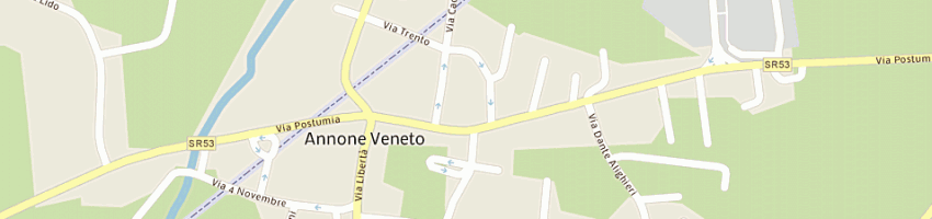 Mappa della impresa luvison italo a ANNONE VENETO