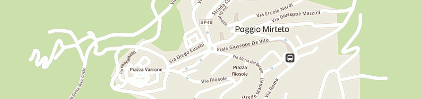 Mappa della impresa parrucchiere per signora frezza adriana e castelli adolfina snc a POGGIO MIRTETO