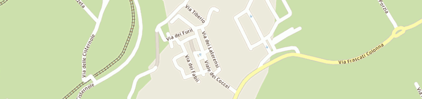 Mappa della impresa scuola elementare quartiere cocciano a FRASCATI