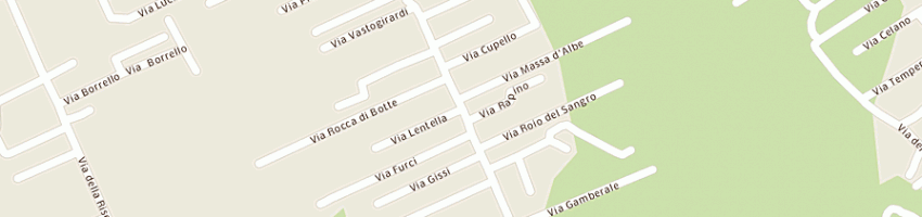 Mappa della impresa associazione sportiva i tre pini a ROMA