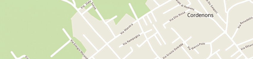 Mappa della impresa elettroline srl a CORDENONS