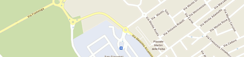 Mappa della impresa holiday inn a FOLIGNO