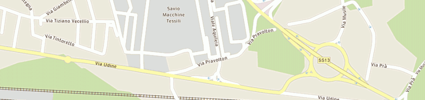 Mappa della impresa micron di g minudel e c (srl) a PORDENONE