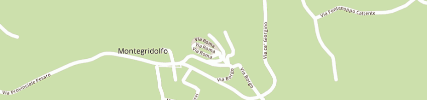 Mappa della impresa poste italiane spa a MONTEGRIDOLFO