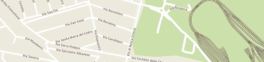 Mappa della impresa pasticceria la mimosa di bucciarelli silvio a ROMA