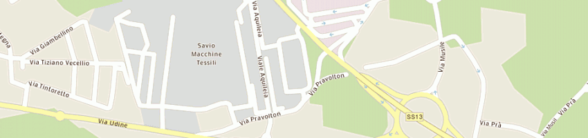 Mappa della impresa venco srl a PORDENONE