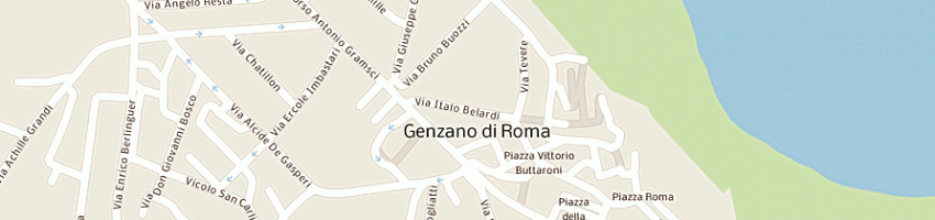 Mappa della impresa ristorante enoteca la grotta di pacillo iolanda a GENZANO DI ROMA