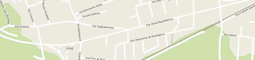 Mappa della impresa salone elle snc a MANIAGO