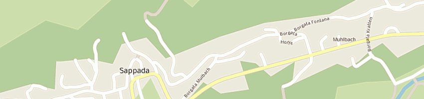 Mappa della impresa gregorig gianluca a SAPPADA