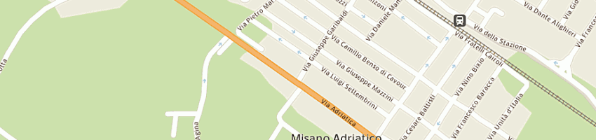 Mappa della impresa sttecnico associato geombarilari stefano geomcimarosti m a MISANO ADRIATICO