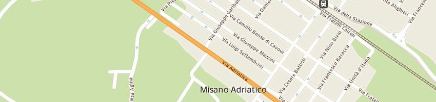 Mappa della impresa az ceramiche di zito rocco a MISANO ADRIATICO