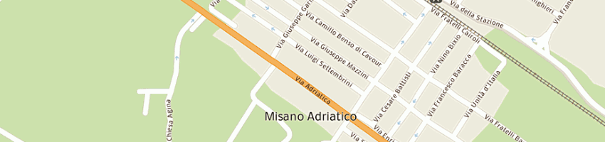 Mappa della impresa stamu snc di andreatini gabriele e c a MISANO ADRIATICO