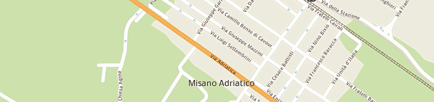 Mappa della impresa n bassano mobili srl a MISANO ADRIATICO