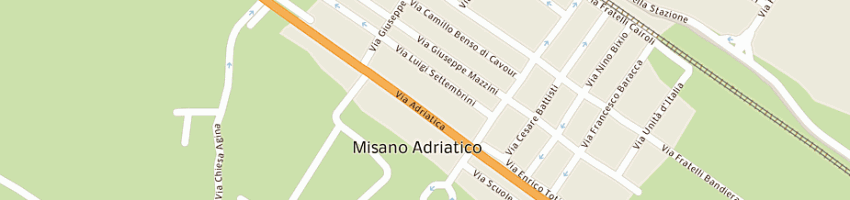 Mappa della impresa gabellini marco a MISANO ADRIATICO