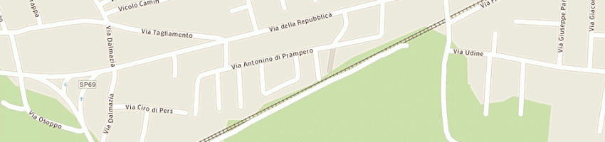 Mappa della impresa moro luciano a MANIAGO