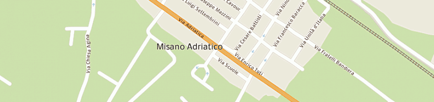 Mappa della impresa berardi roberta a MISANO ADRIATICO