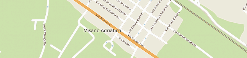 Mappa della impresa theorema studio srl a MISANO ADRIATICO