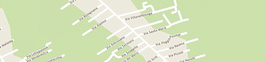 Mappa della impresa pulcinelli sas a ROMA