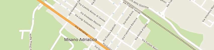 Mappa della impresa mire di mingucci simone a MISANO ADRIATICO