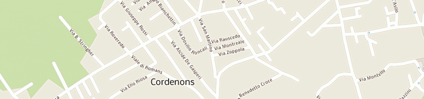 Mappa della impresa favot fabio a PORDENONE
