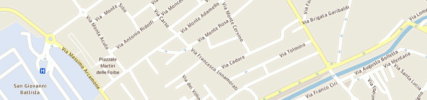Mappa della impresa bibi francesco a FOLIGNO
