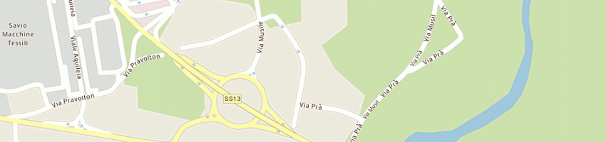 Mappa della impresa autonoleggio dba (snc) a PORDENONE