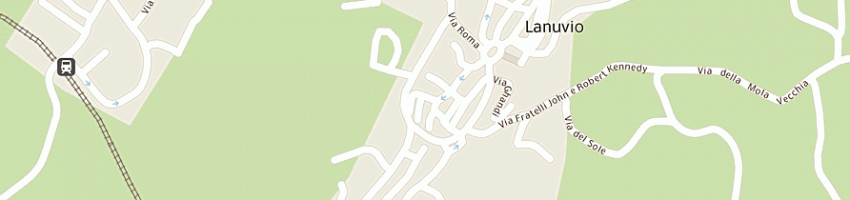 Mappa della impresa lanuvium viaggi a LANUVIO