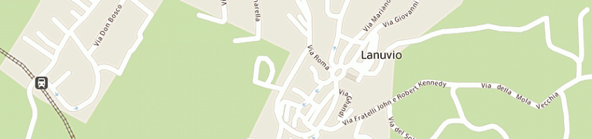 Mappa della impresa frezza marco a LANUVIO