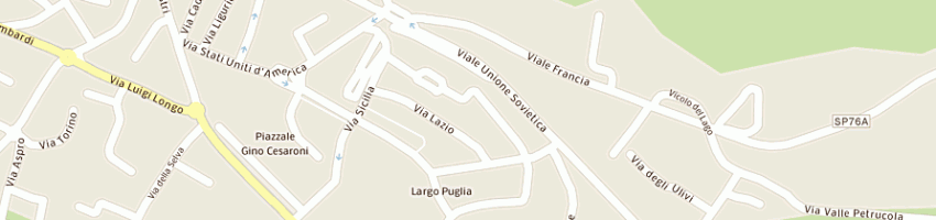 Mappa della impresa petrucci mario a ROMA