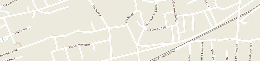 Mappa della impresa zecchin a MANIAGO