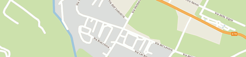 Mappa della impresa lorenzoni edilizia srl a URBINO