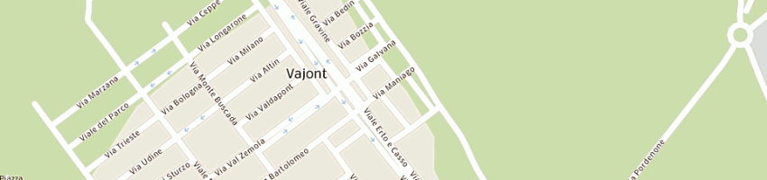 Mappa della impresa modo equipe di dell'agnolo diego e csnc a VAJONT