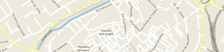 Mappa della impresa speedy gonzales snc a FOLIGNO