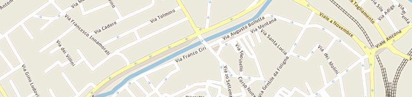 Mappa della impresa ludovici fabio a FOLIGNO