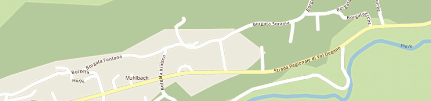 Mappa della impresa falegnameria kratter di kratter michele e c snc a SAPPADA