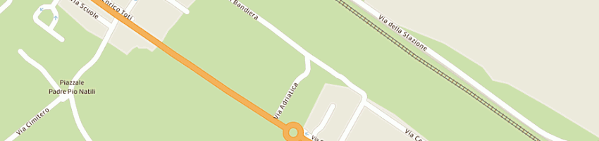 Mappa della impresa de angeli daniele a MISANO ADRIATICO