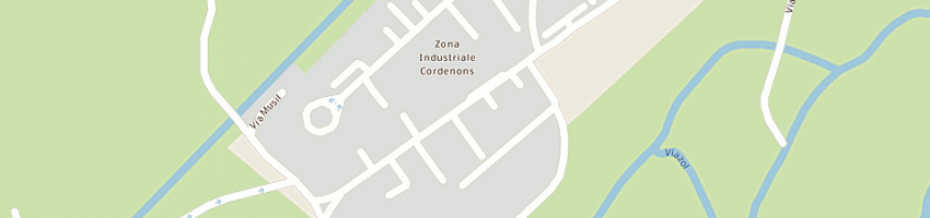 Mappa della impresa ruzzene giancarlo e c snc a CORDENONS