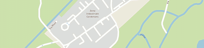 Mappa della impresa de piero antonio a CORDENONS