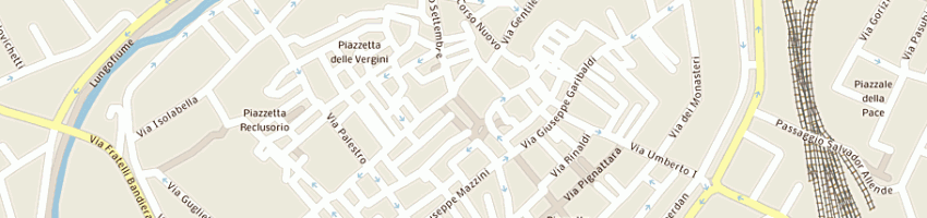 Mappa della impresa antico caffe della piazza a FOLIGNO