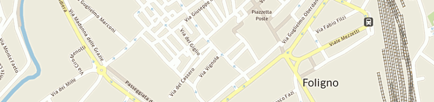 Mappa della impresa tre e 23 di fantini e zigurella snc a FOLIGNO