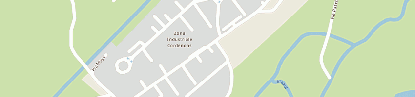 Mappa della impresa brescancin (srl) a CORDENONS