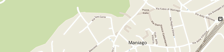 Mappa della impresa antonini fabiano a MANIAGO