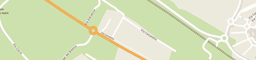Mappa della impresa centro di abbronzatura ed estetica little sun sas di biancospini v a MISANO ADRIATICO