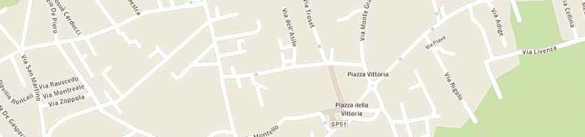 Mappa della impresa santin bianca rosa a CORDENONS