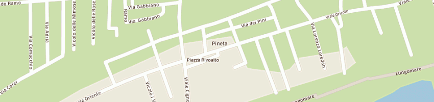 Mappa della impresa ristorante alla darsena a IESOLO